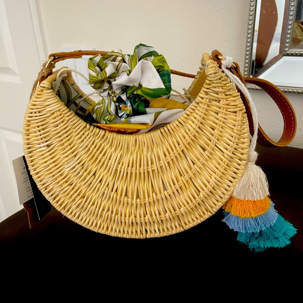 BASKET SATCHEL  Handle  Bag MADE IN VIETNAM Brand-New w/tags
